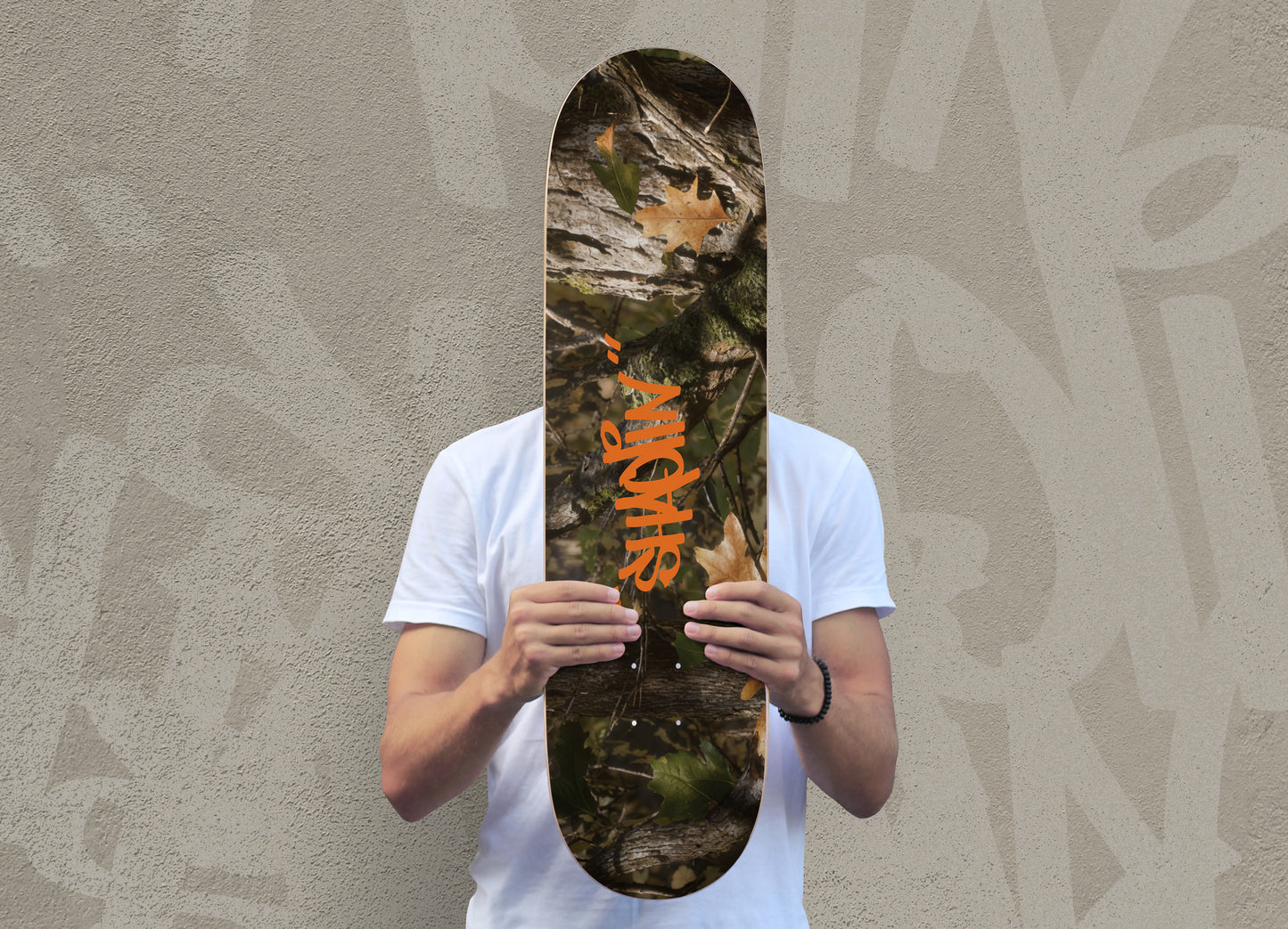 Shaolin camo skateboard